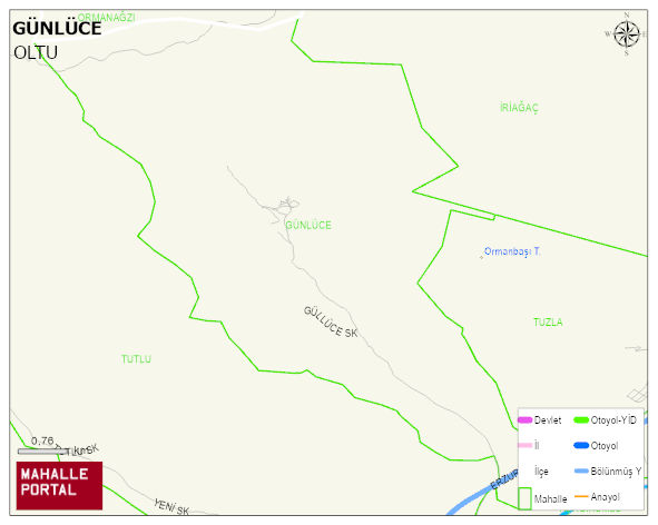 GÜNLÜCE Mahallesi Haritası | Mahalle Sokak Haritası