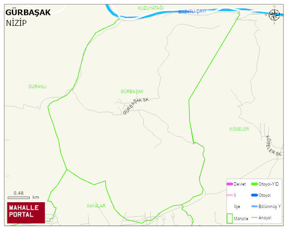 GÜRBAŞAK Mahallesi Haritası | Uydu Görüntüsü ve Harita Detayları