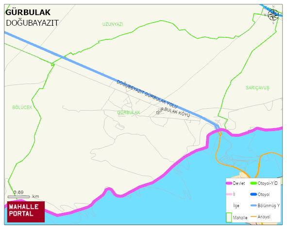 GÜRBULAK Köyü Haritası | Mahalle Sokak Haritası