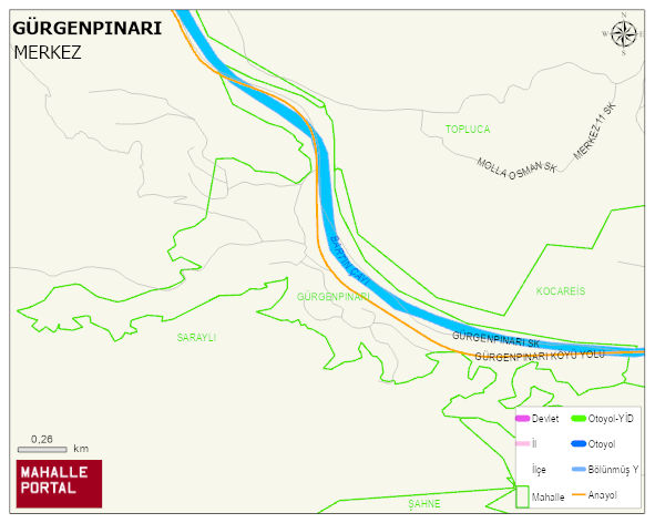 GÜRGENPINARI Köyü Haritası | Mahalle Sokak Haritası
