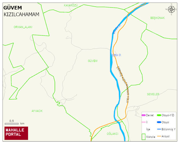 GÜVEM Mahallesi Haritası | Mahalle Sokak Haritası