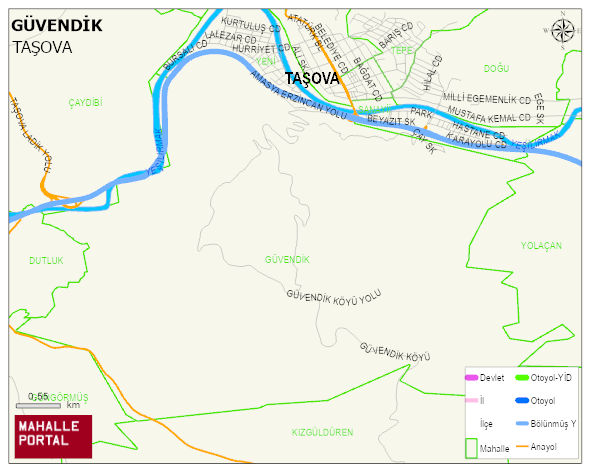 GÜVENDİK Köyü Haritası | Uydu Görüntüsü ve Harita Detayları
