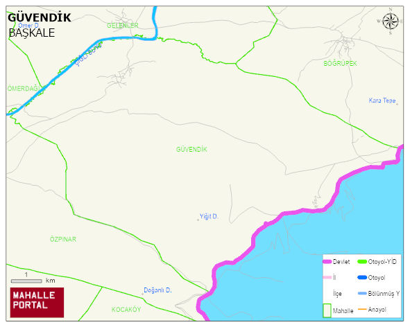 GÜVENDİK Mahallesi Haritası | Güncel Mahalle ve Köy Haritası
