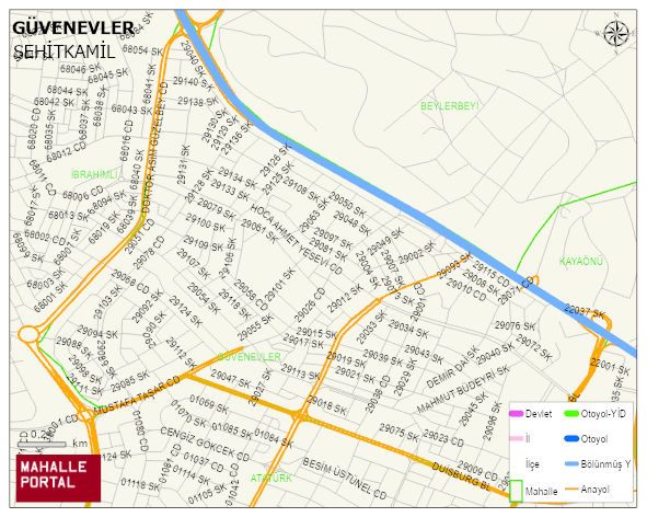 GÜVENEVLER Mahallesi Haritası | Mahalle Sokak Haritası