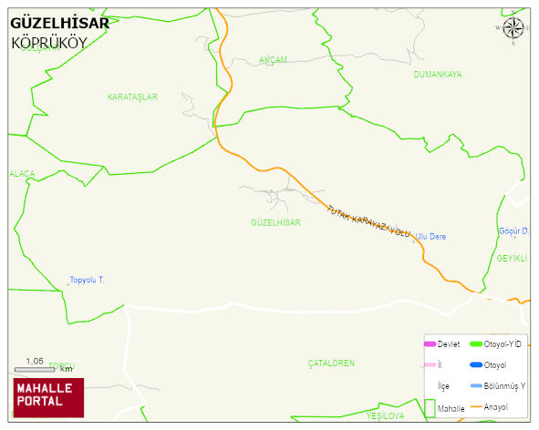 GÜZELHİSAR Mahallesi Haritası | Uydu Görüntüsü ve Harita Detayları