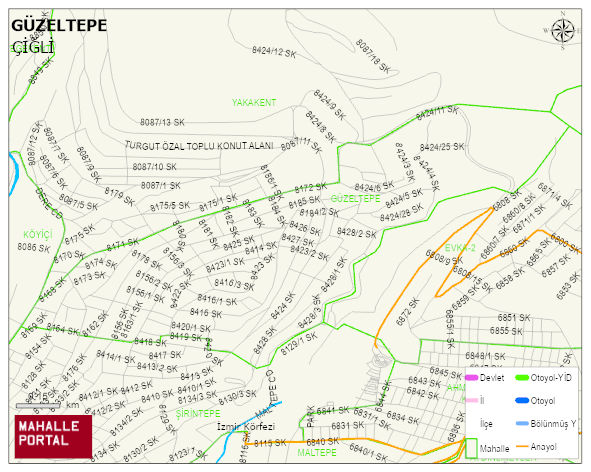 GÜZELTEPE Mahallesi Haritası | Mahalle ve Köy Sınırı