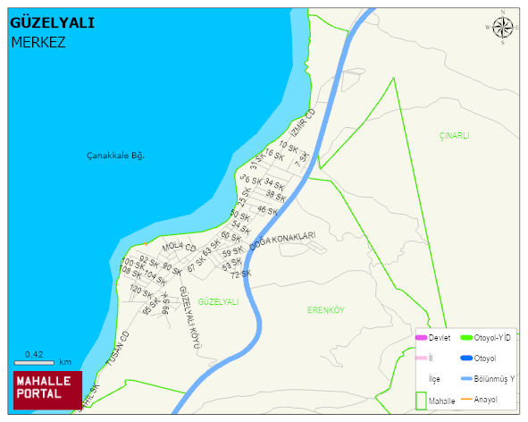 GÜZELYALI Köyü Haritası | Uydu Görüntüsü ve Harita Detayları