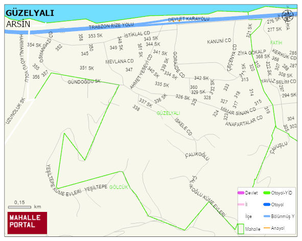 GÜZELYALI Mahallesi Haritası | Güncel Mahalle ve Köy Haritası