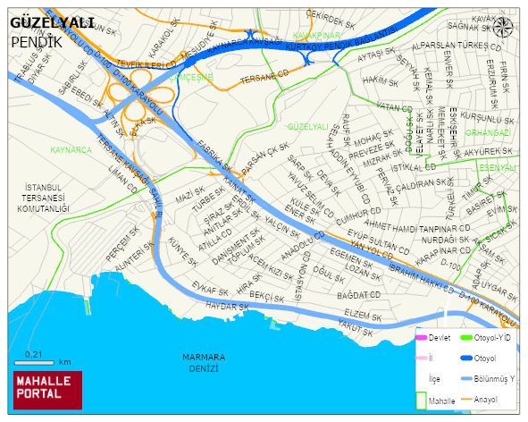 GÜZELYALI Mahallesi Haritası | Güncel Mahalle ve Köy Haritası