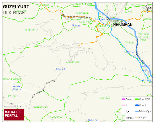 GÜZELYURT Mahallesi Haritası | Mahalle Sokak Haritası