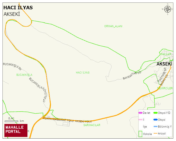 HACI İLYAS Mahallesi Haritası | Uydu Görüntüsü ve Harita Detayları
