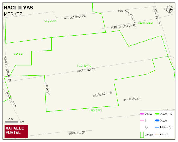 HACI İLYAS Mahallesi Haritası | Mahalle Sokak Haritası