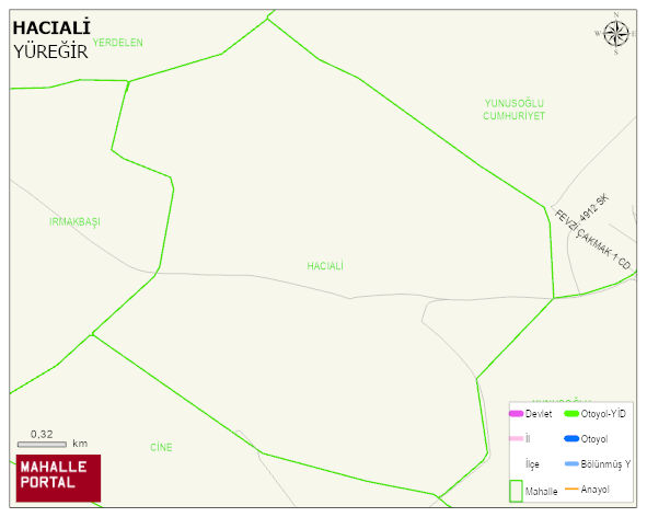 HACIALİ Mahallesi Haritası | Mahalle Sokak Haritası