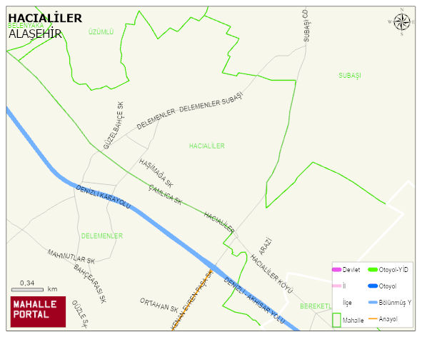 HACIALİLER Mahallesi Haritası | Uydu Görüntüsü ve Harita Detayları