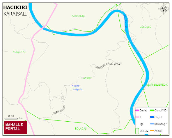 KIRALAN Mahallesi Haritası | Detaylı Köy ve Mahalle Görünümü