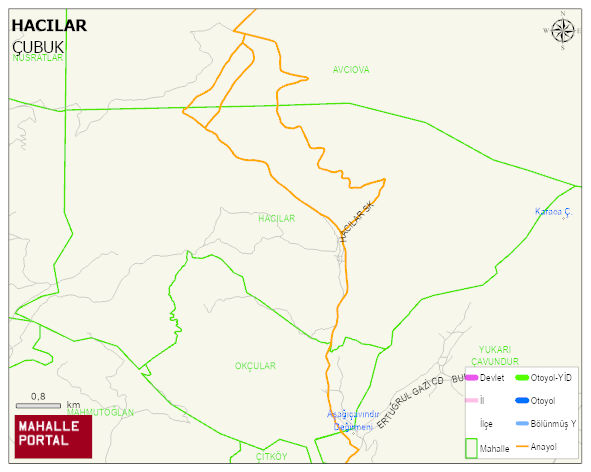 HACILAR Mahallesi Haritası | Mahalle Sokak Haritası