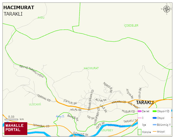 HACIMURAT Mahallesi Haritası | Uydu Görüntüsü ve Harita Detayları