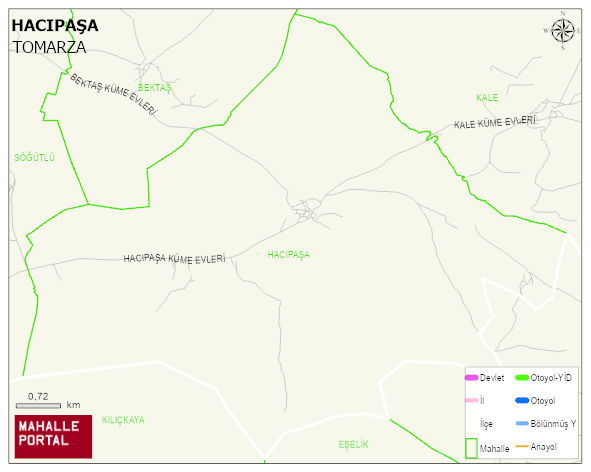HACIPAŞA Mahallesi Haritası | Sayısal Bölge Görünümü
