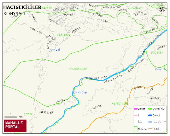 HACISEKİLİLER Mahallesi Haritası | İnteraktif Köy ve Mahalle Sınırları