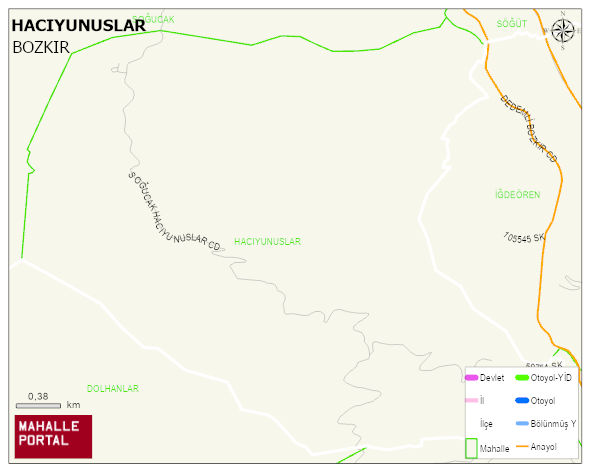 HACIYUNUSLAR Mahallesi Haritası | Uydu Görüntüsü ve Harita Detayları