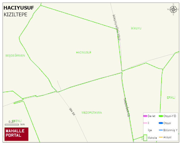 HACIYUSUF Mahallesi Haritası | Güncel Mahalle ve Köy Haritası