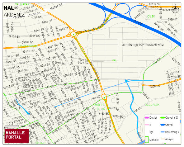 HAL Mahallesi Haritası | Mahalle Sokak Haritası