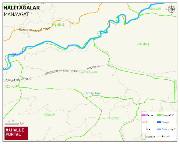 HALİTAĞALAR Mahallesi Haritası | Güncel Mahalle ve Köy Haritası