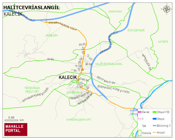 HALİTCEVRİASLANGİL Mahallesi Haritası | Coğrafi Yapı ve Detaylı Haritası