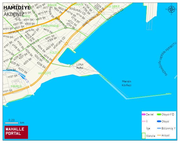 HAMİDİYE Mahallesi Haritası | İnteraktif Köy ve Mahalle Sınırları