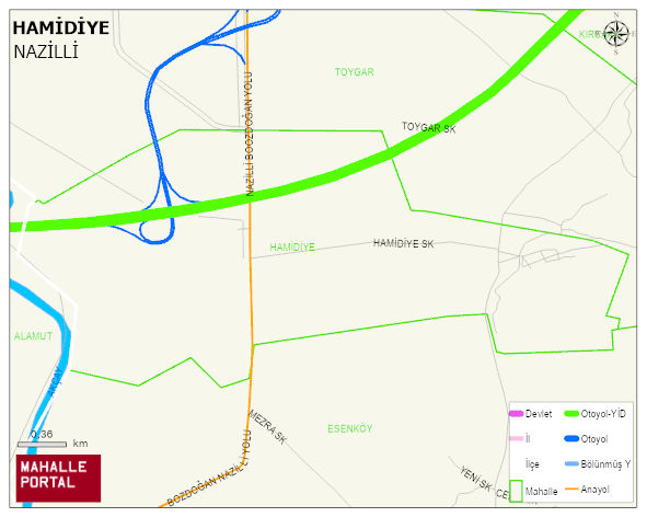 HAMİDİYE Mahallesi Haritası | Güncel Mahalle ve Köy Haritası