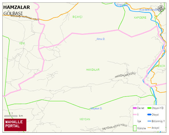 HAMZALAR Köyü Haritası | Coğrafi Yapı ve Detaylı Haritası