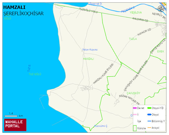 HAMZALI Mahallesi Haritası | Güncel Mahalle ve Köy Haritası