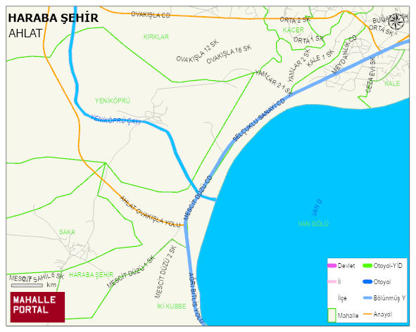 HARABA ŞEHİR Mahallesi Haritası | Mahalle Sokak Haritası