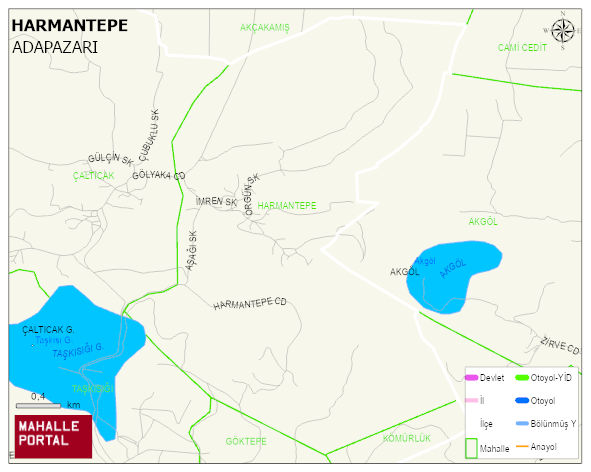 HARMANTEPE Mahallesi Haritası | Güncel Mahalle ve Köy Haritası