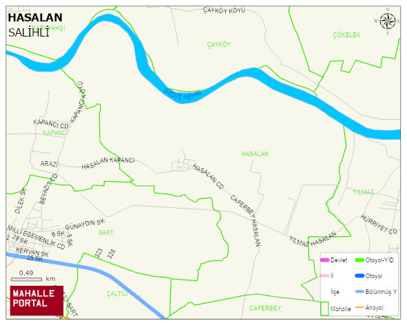 HASALAN Mahallesi Haritası | Güncel Mahalle ve Köy Haritası