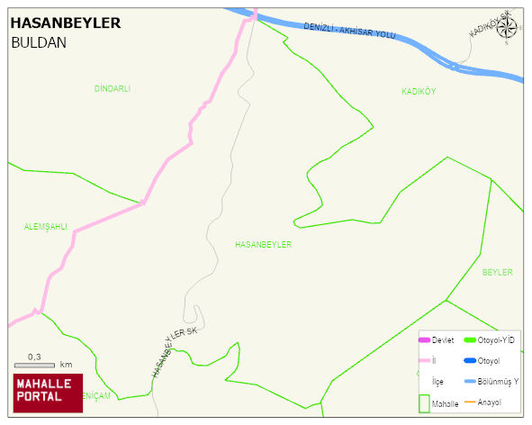 HASANBEYLER Mahallesi Haritası | Detaylı Köy ve Mahalle Görünümü