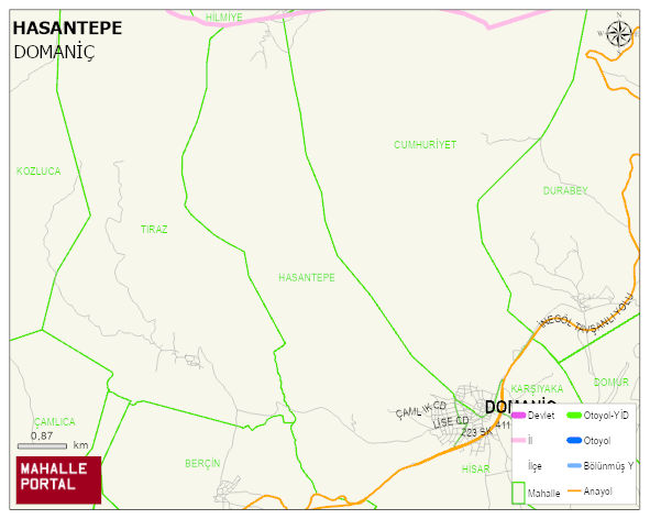 HASANTEPE Mahallesi Haritası | Mahalle ve Köy Sınırı