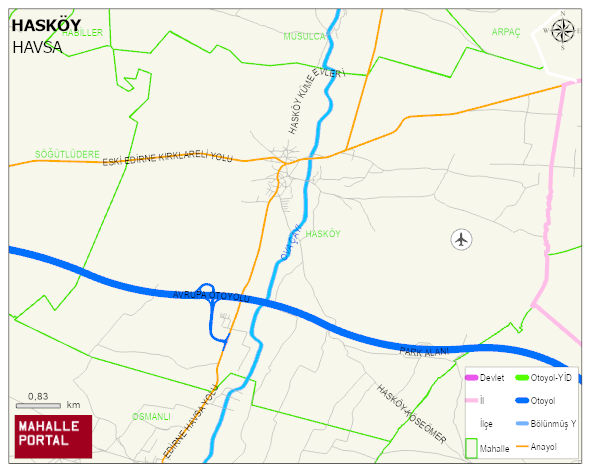 HASKÖY Köyü Haritası | Güncel Mahalle ve Köy Haritası