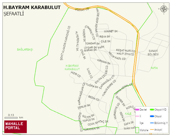 H.BAYRAM KARABULUT Mahallesi Haritası | Mahalle Sokak Haritası