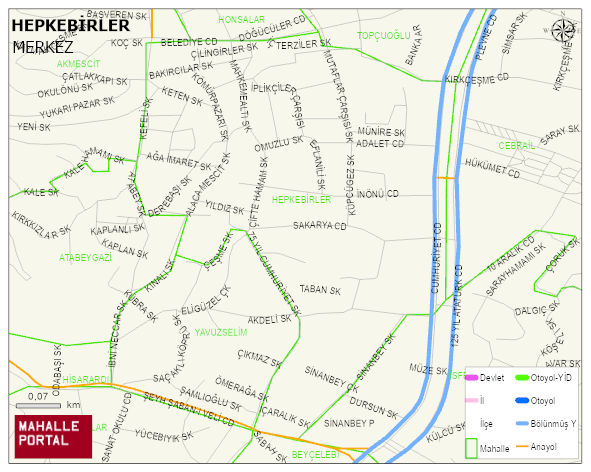 HEPKEBİRLER Mahallesi Haritası | Güncel Mahalle ve Köy Haritası