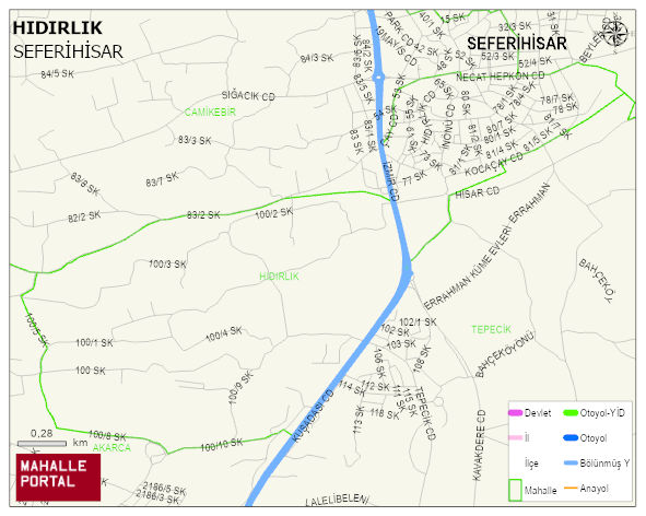HIDIRLIK Mahallesi Haritası | Mahalle ve Köy Sınırı