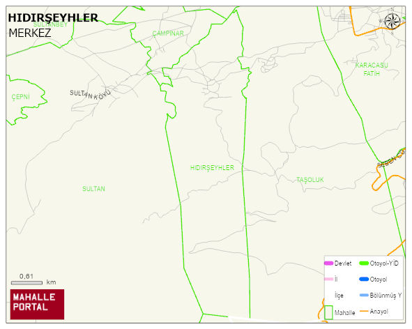 HIDIRŞEYHLER Köyü Haritası | İnteraktif Köy ve Mahalle Sınırları