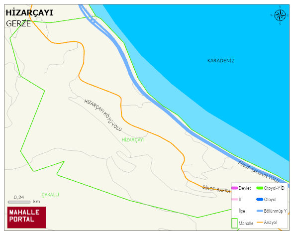 HİZARÇAYI Köyü Haritası | Güncel Mahalle ve Köy Haritası