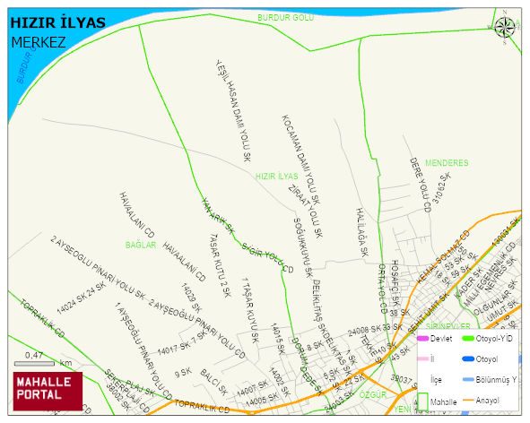 HIZIR İLYAS Mahallesi Haritası | İnteraktif Köy ve Mahalle Sınırları