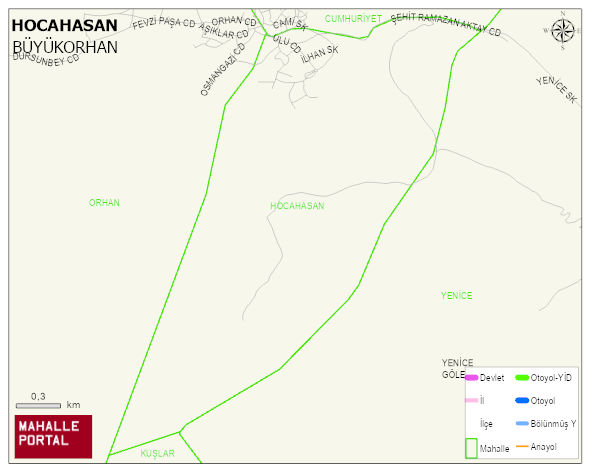 HOCAHASAN Mahallesi Haritası | Mahalle Sokak Haritası