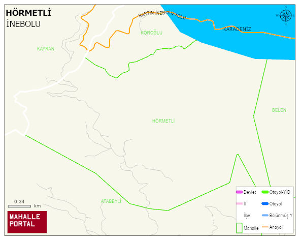 HÖRMETLİ Köyü Haritası | Uydu Görüntüsü ve Harita Detayları