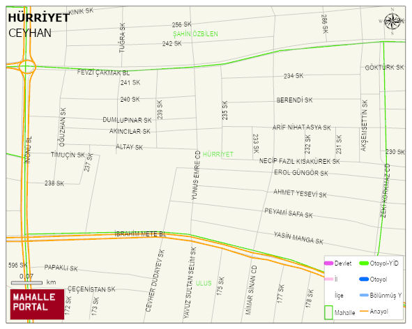 HÜRRİYET Mahallesi Haritası | İnteraktif Köy ve Mahalle Sınırları