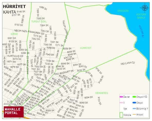 HÜRRİYET Mahallesi Haritası | Mahalle Sokak Haritası