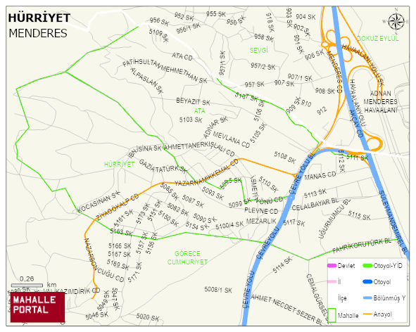 HÜRRİYET Mahallesi Haritası | Uydu Görüntüsü ve Harita Detayları