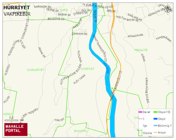 HÜRRİYET Mahallesi Haritası | Uydu Görüntüsü ve Harita Detayları